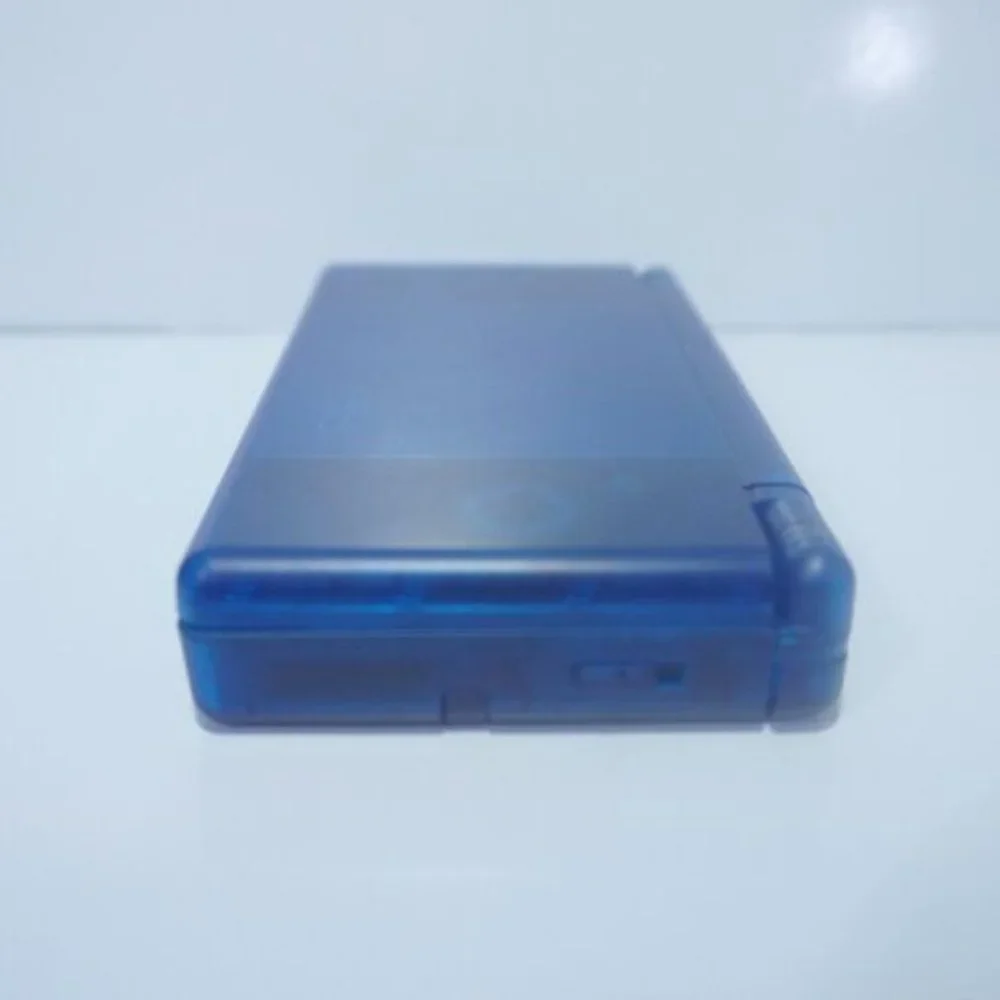 Nintendo DS Lite Transparent Clear Deep Ocean Blue Handheld System with Charger